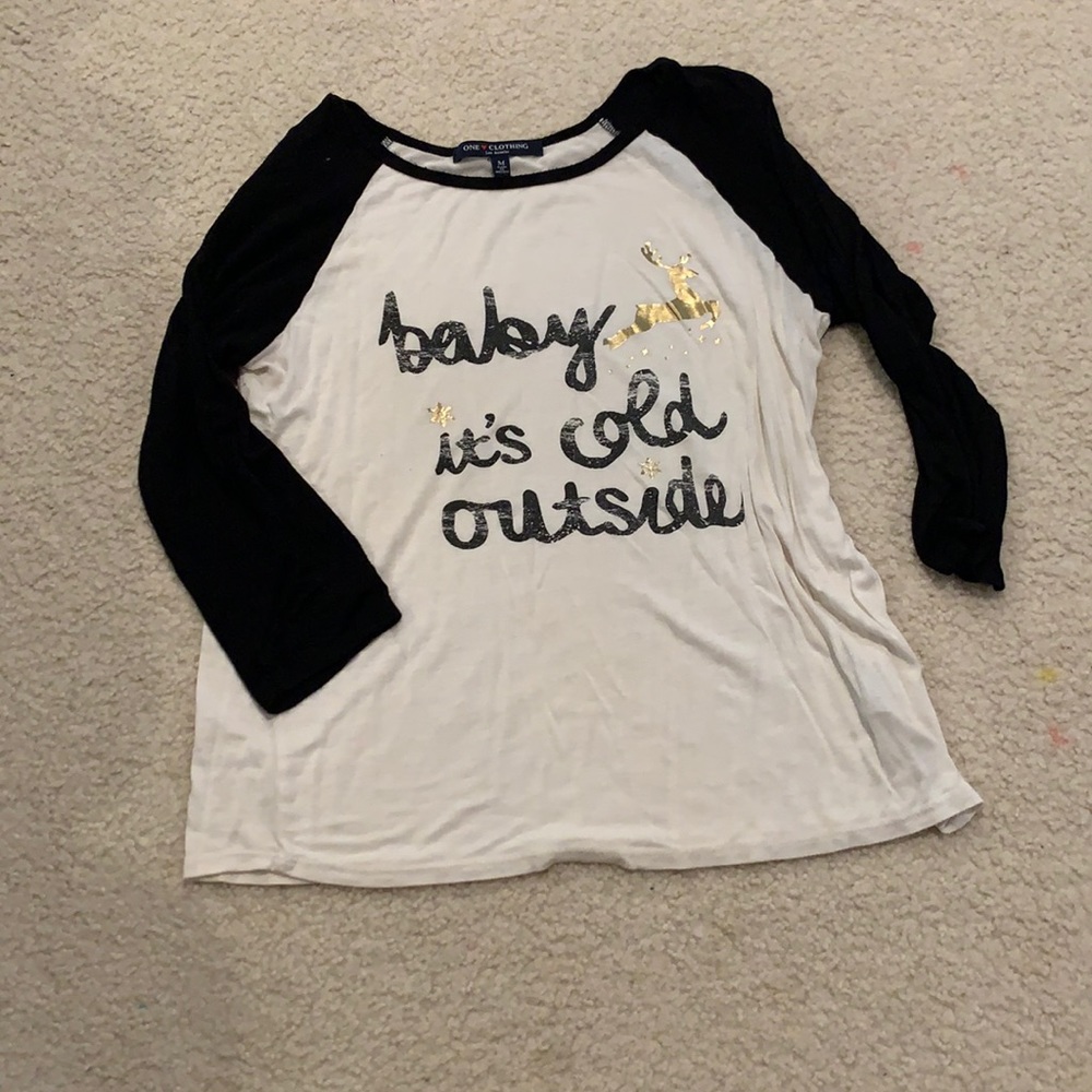 Women’s 3/4 sleeve Christmas shirt